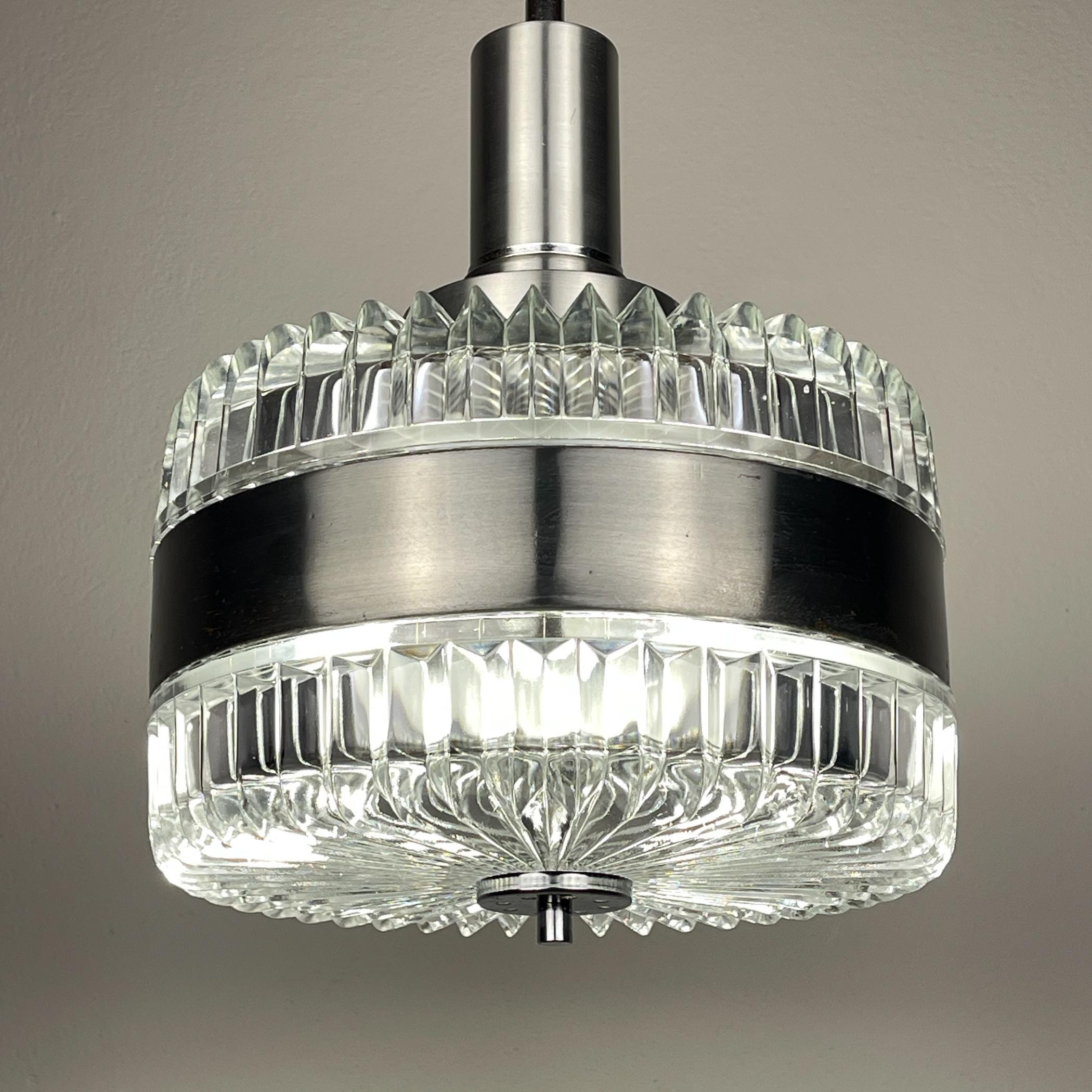 Vintage pendant lamp by Gaetano Sciolari, Italy, 1970s, Vintage home decor