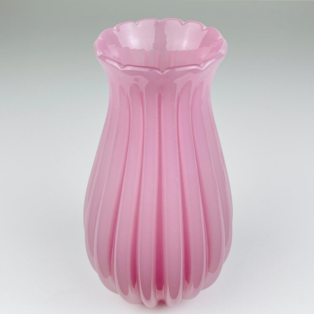 Vintage pink vase by Archimede Seguso, Italy 1950s