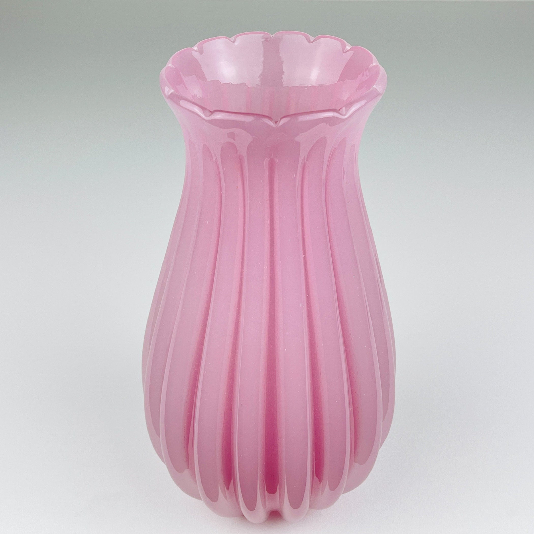 Vintage pink vase by Archimede Seguso, Italy 1950s
