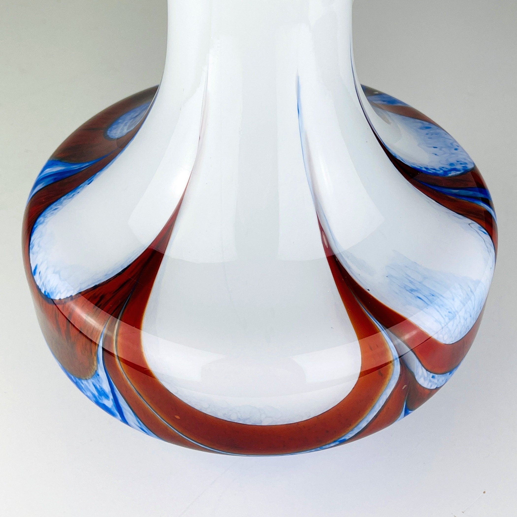 Murano glass hand-cut pitcher by Carlo Moretti Italy 1970s original murano jug