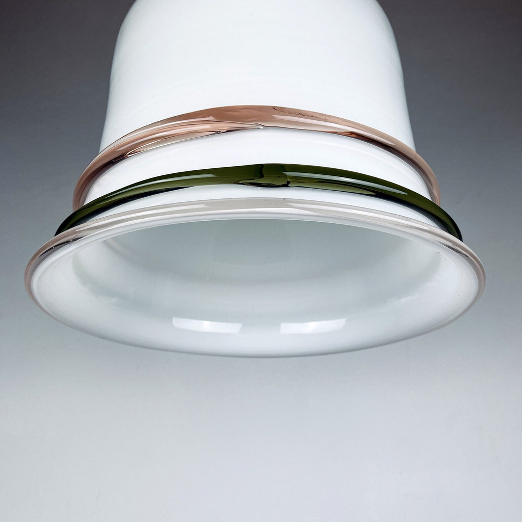 Vintage murano pendant lamp Italy 1970s Space age Retro lighting