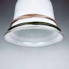 Vintage murano pendant lamp Italy 1970s Space age Retro lighting
