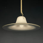 Cinea pendant lamp by Giusto Toso for Leucos Italy 1970s Mid-century italian modern lighting