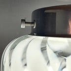 Carlo Nason Murano Glass Pendant Lamp: Mid-Century Modern Mazzega Lighting