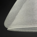 Carlo Nason Murano Glass Pendant Lamp: Mazzega Italian Lighting, 1960s