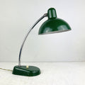 Mid-Century Green Metal Desk Lamp: A.R. TORINO Italy 1950s