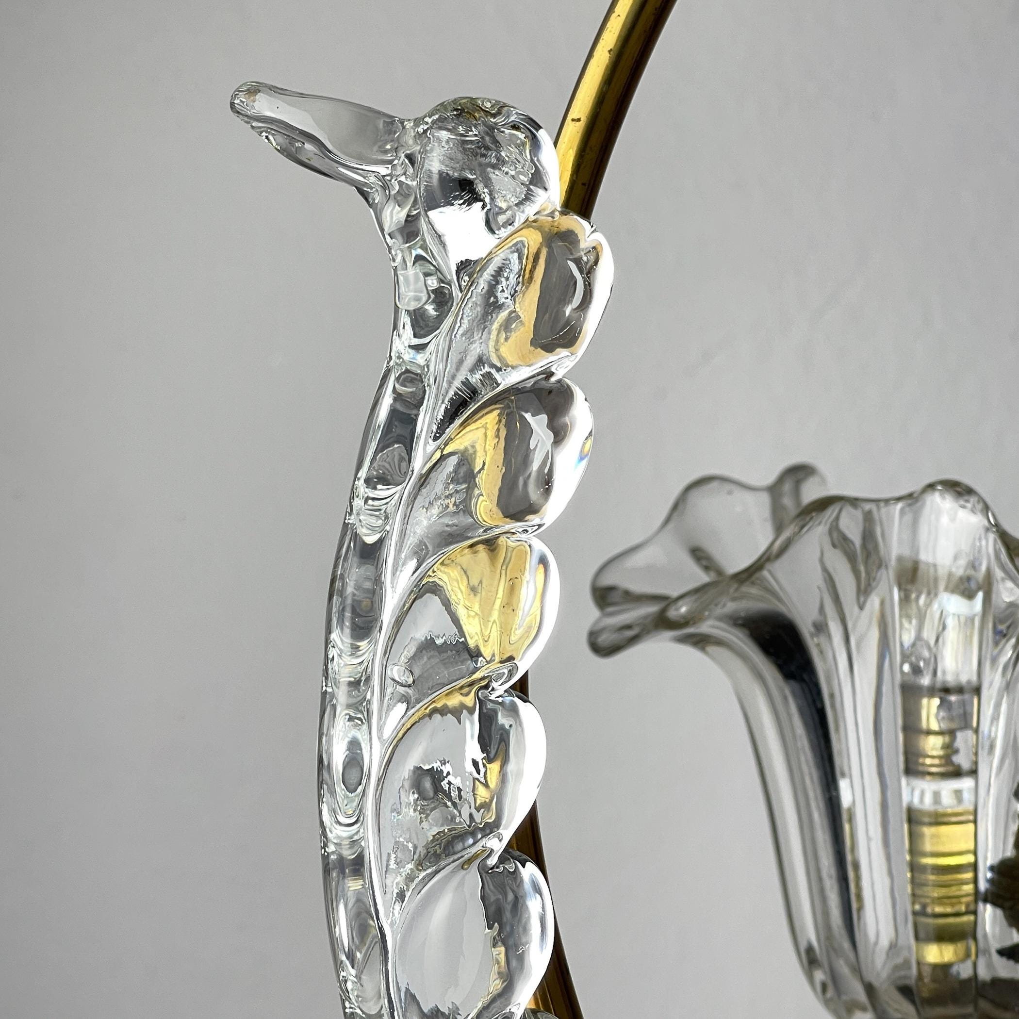 Murano chandelier by Ercole Barovier Barovier & Toso, Italy 1930s