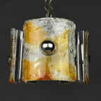 Mid-Century Murano Glass Chandelier by AV Mazzega, Italy 1970s