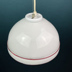 Vintage Murano Glass Pendant Lamp: 70s Italian Mid-Century Modern Lighting