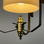 Vintage pendant lamp by Stilnovo Italy 1950s Mid-century italian lighting