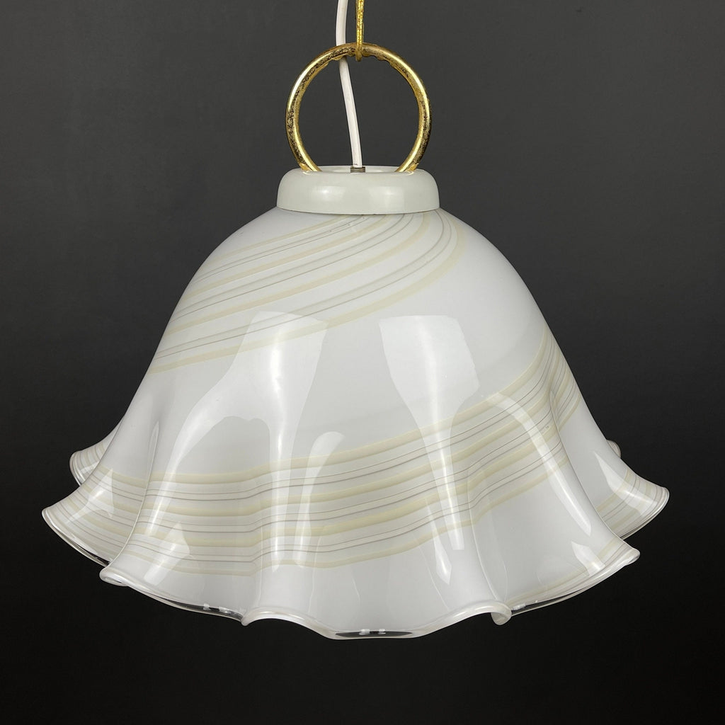 Vintage Murano Glass Fazzoletto Pendant Lamp - Mid-Century Italian Lighting