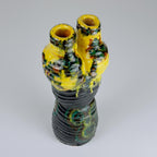 Vintage glazed pottery vase, Yugoslavia 1970s