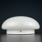 Classic swirl murano glass ceiling or wall lamp Italy 1970s Retro home decor