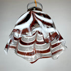 Original murano pendant lamp Fazzoletto by AV Mazzega Italy 1970s