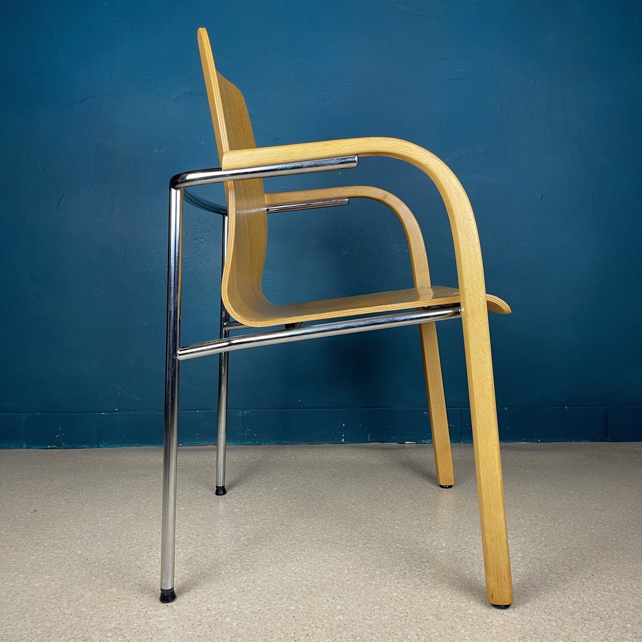 Vintage Bent Plywood Dining Chair by Stol Kamnik, Yugoslavia 1980s