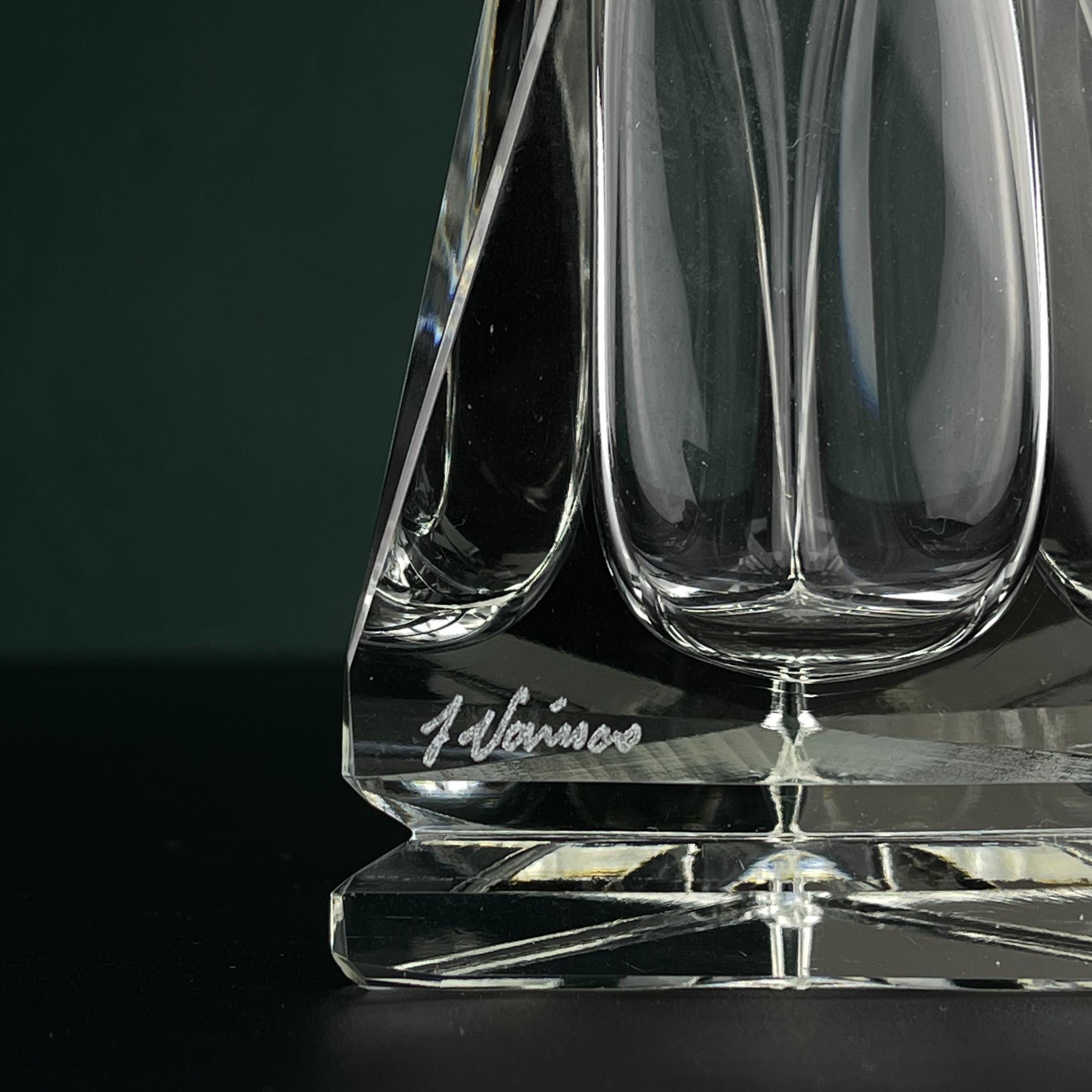 Original crystal perfume bottle by Italo Varisco for Varisco, Italy, 1960s