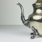 Antique silver on copper teapot by Theodore B. Starr, USA, end of the 19th century