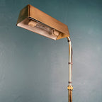 1970s Relux Milano Brass Floor Lamp: Mid-Century Modern Italian Lighting