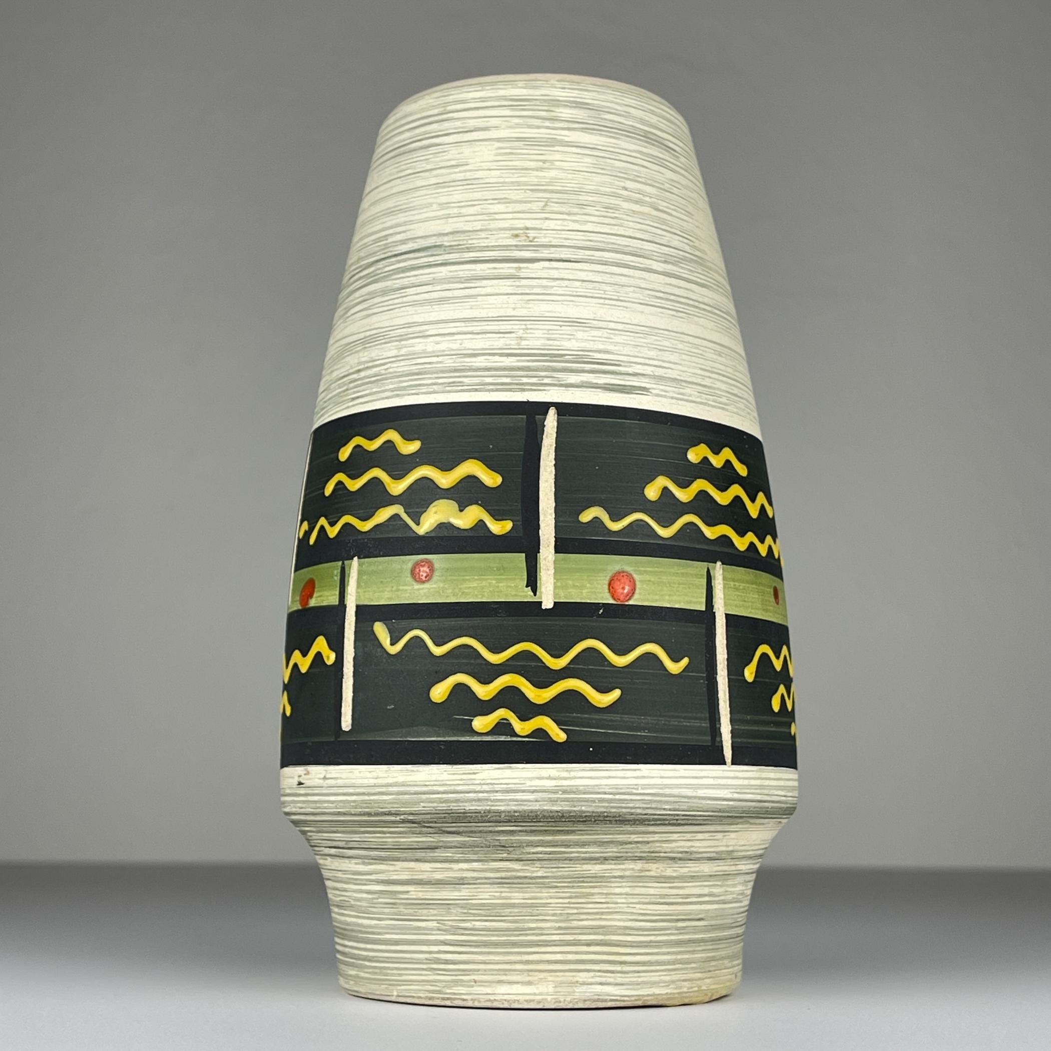 Mid-century ceramic vase by Bay Keramik, West Germany, 1960s, Vintage home decor
