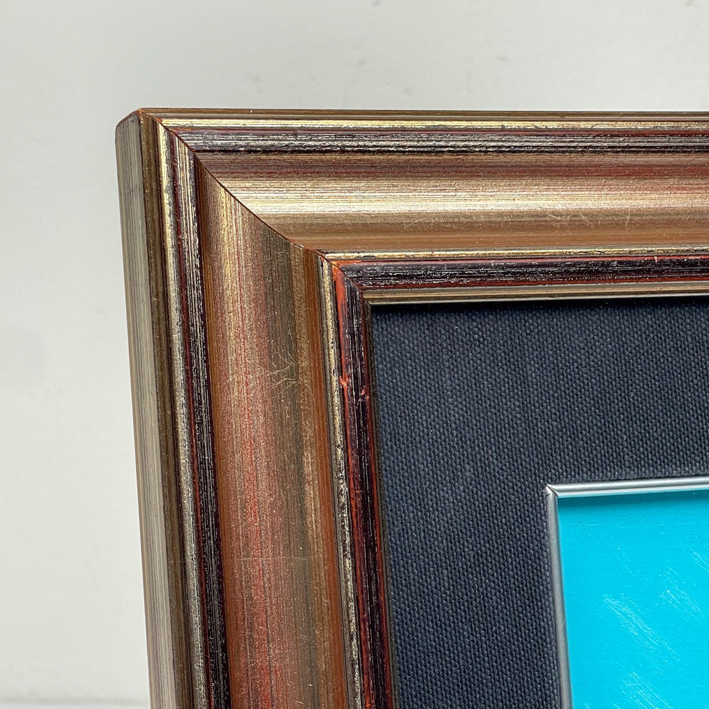 Luigi Targa, Venetian lagoon in the heavenly glare, Padua, Italy 1970s, Oil on Canvas, Framed