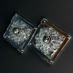 Vintage Murano Glass Wall Lamps - Angelo Brotto Polifemo - 1970s Italian Design, Set of 2