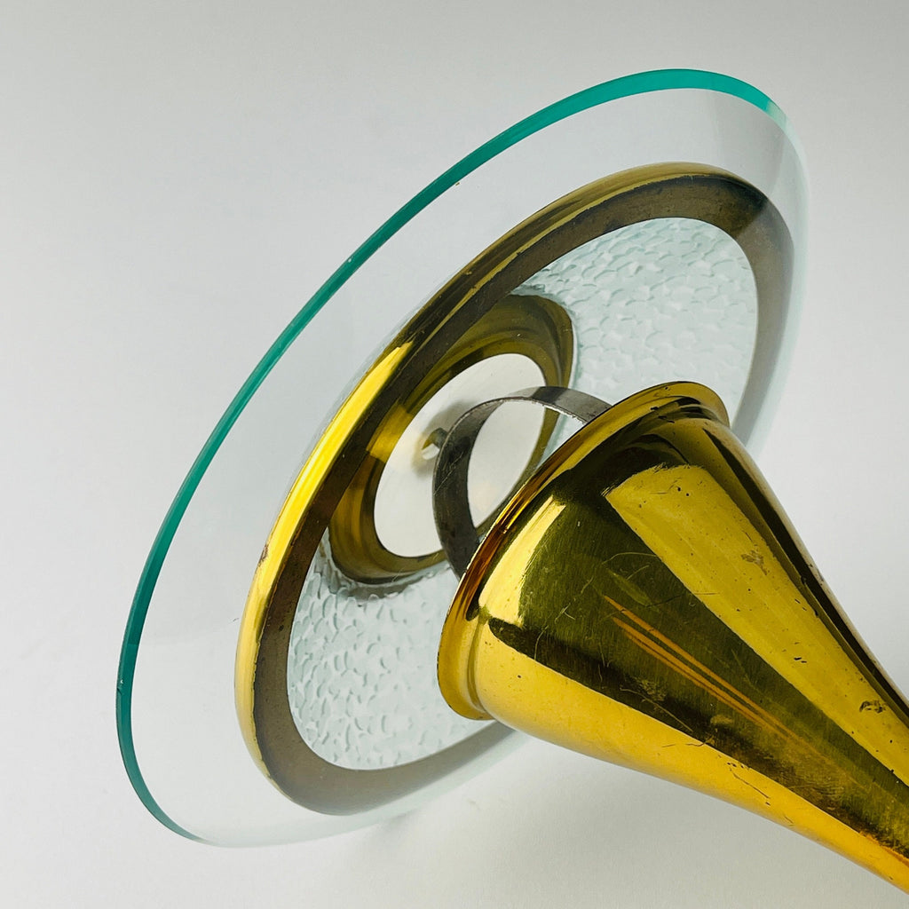 Vintage night lamp Italy 1970s Mid-century modern Space age light UFO table lamps