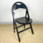 Folding chairs Tric by Achille and Pier Giacomo Castiglioni for BBB Emmebonacina Italy 1970s