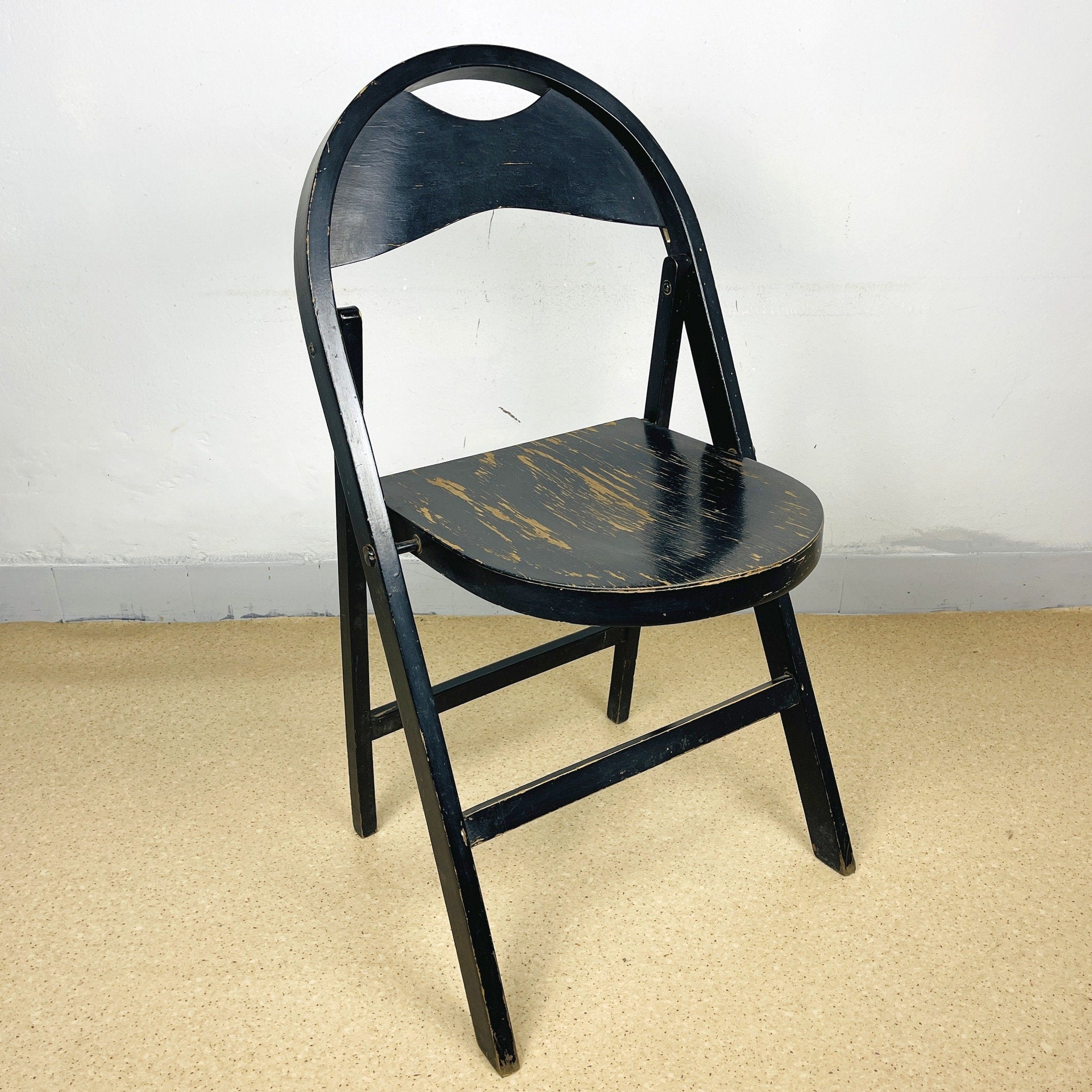 Folding chairs Tric by Achille and Pier Giacomo Castiglioni for BBB Emmebonacina Italy 1970s