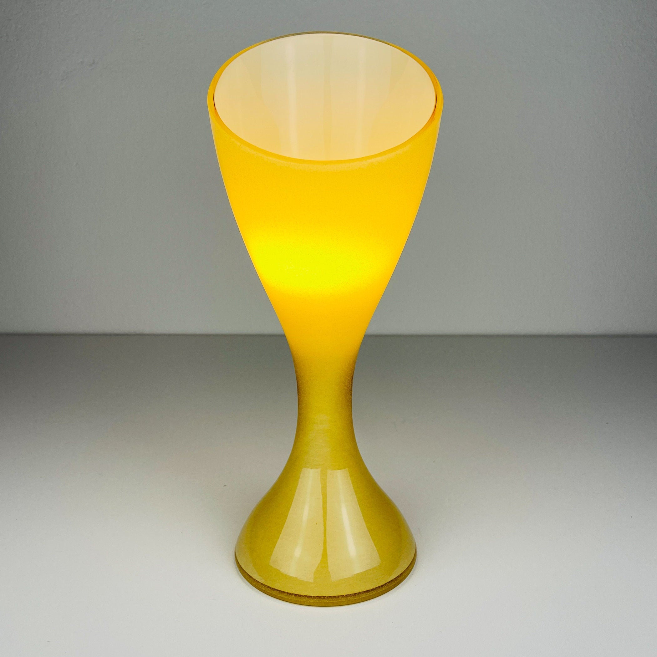 Vintage Murano table lamp by Vistosi, Italy 1980s, Mid-century home decor