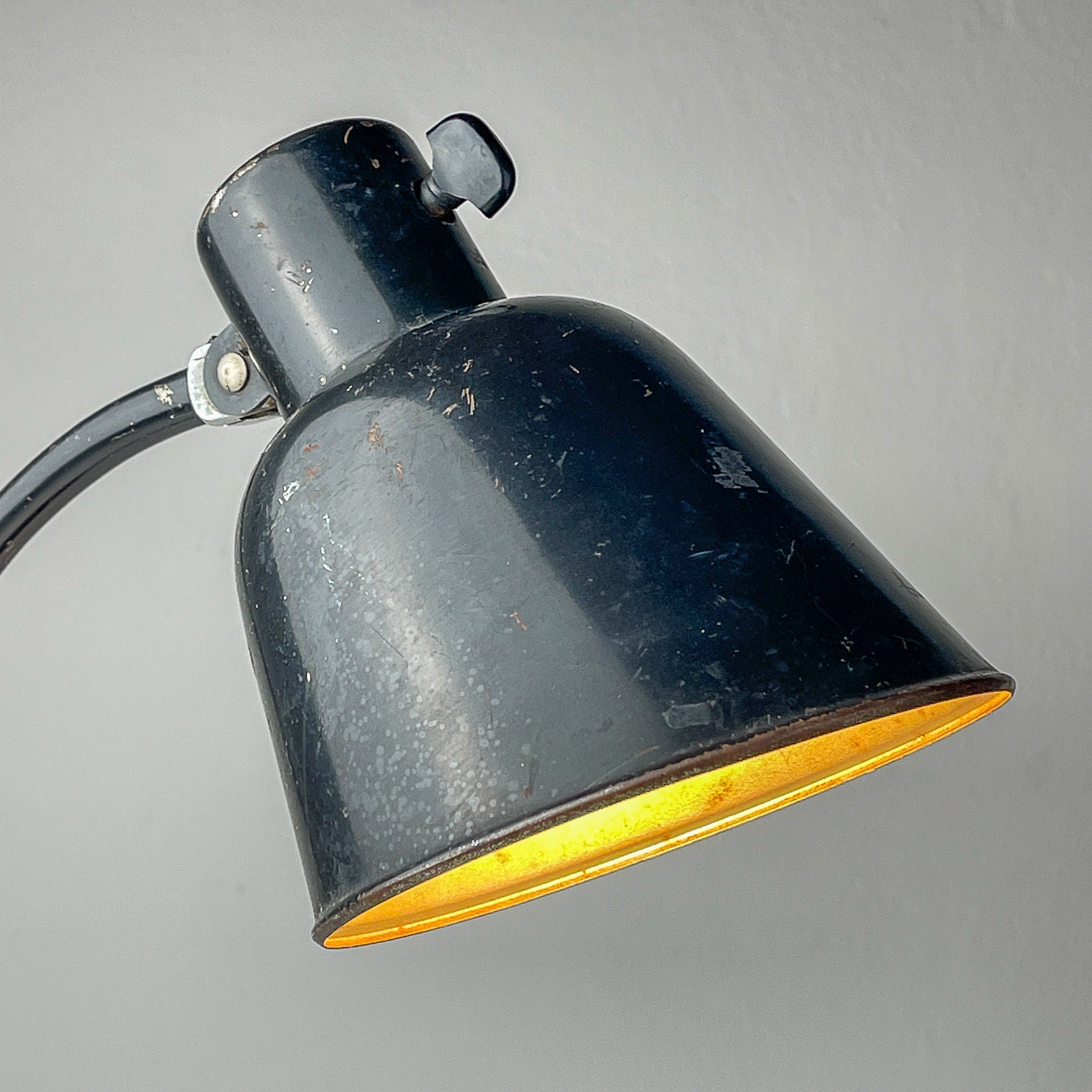 Vintage Bauhaus Desk Lamp: Christian Dell Matador, 1930s Industrial Design