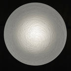 Vintage large swirl murano glass pendant lamp Italy 1970s Mid-century modern italian lighting
