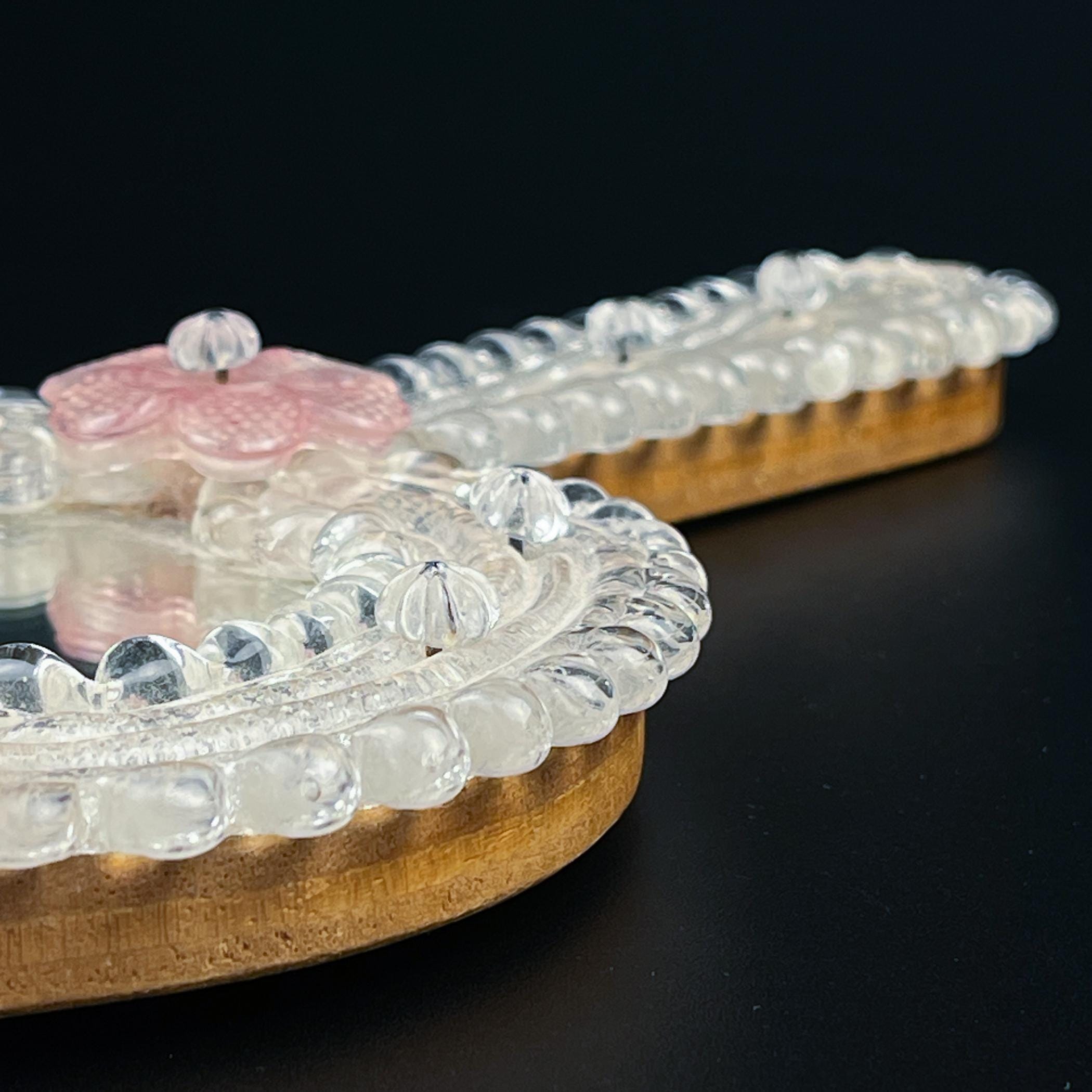Original Murano glass mirror, Italy 1950s, Vintage home decor