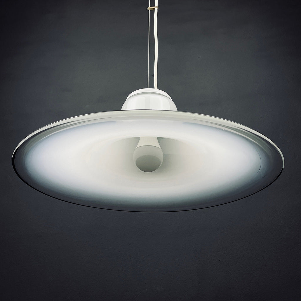 Murano Glass Lamp: Cinea by Giusto Toso for Leucos, 1970s Italian Lighting