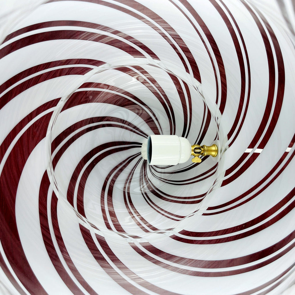 XL Vintage Murano Mushroom Table Lamp - G.G. Luce Italy 1980s