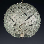Vintage chandelier Sputnik by Fontana Arte, Italy 1960s, mid-century Italian modern