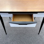 Mid-Century Modern Dining Set: Salvarani Aviator Table & 4 Chairs, Italy 1950s