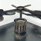 Large Iron Wall Lamp Brutalist, 1960s, Mid-Century Modern