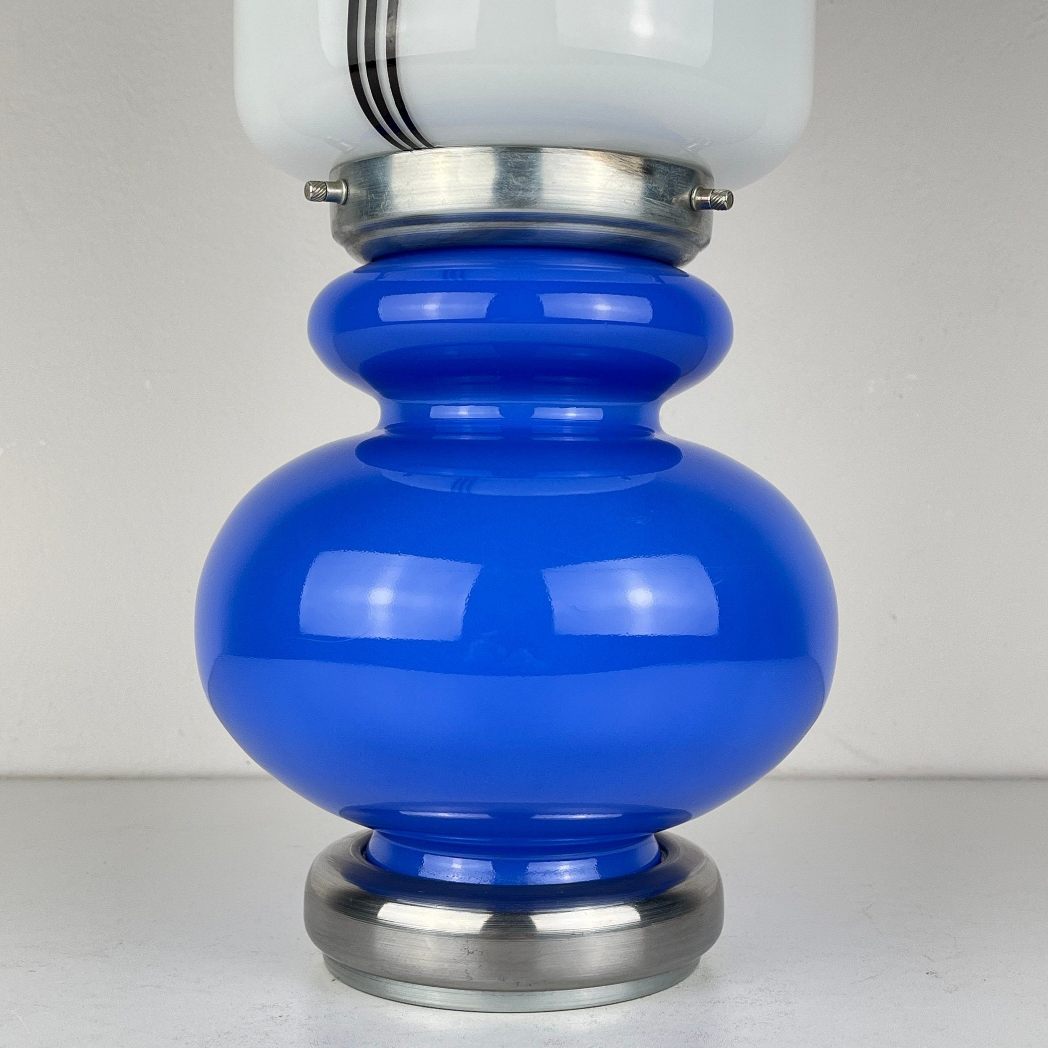 Vintage table lamp Italy 1980s Mid-century italian modern home decor
