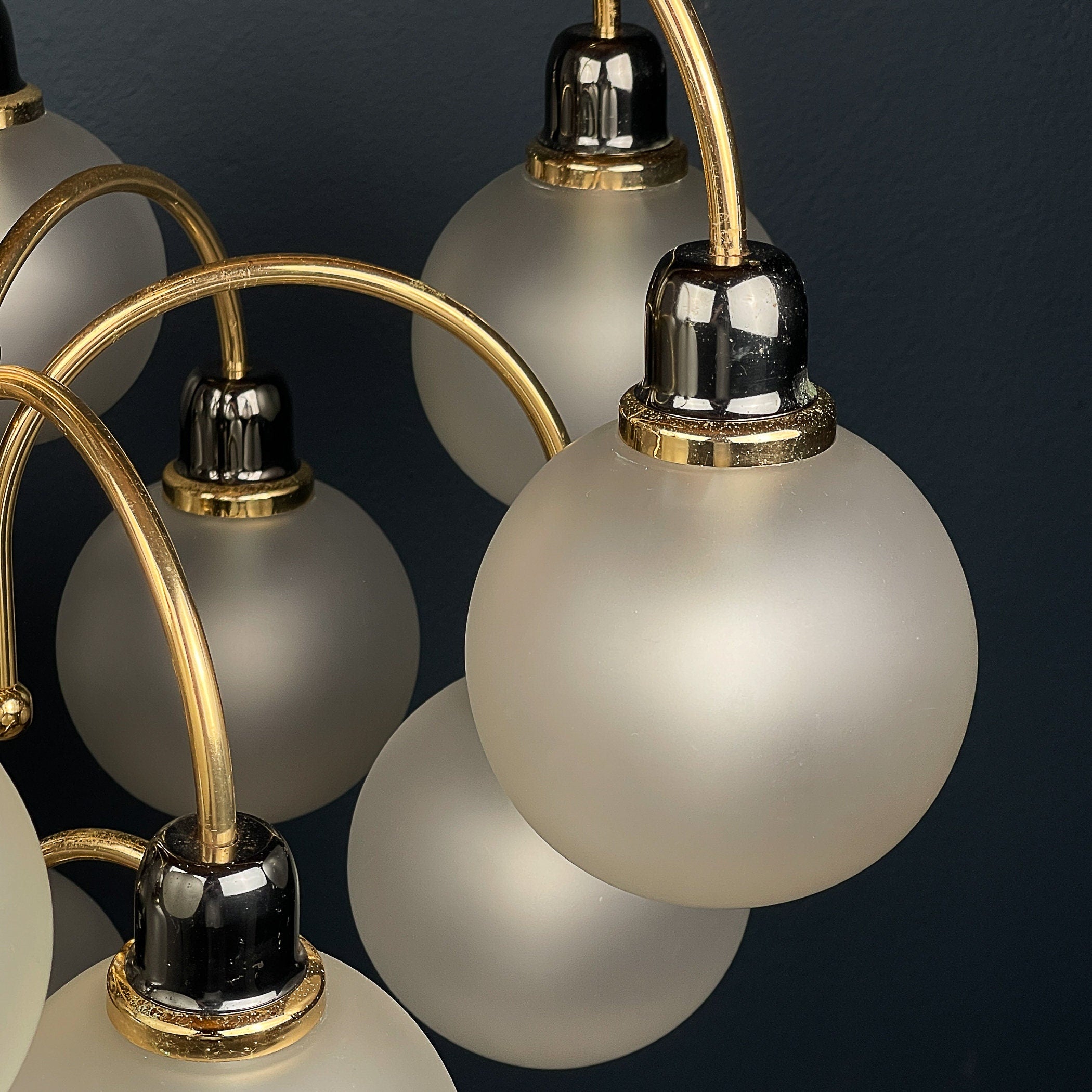 Vintage Ball Chandelier by Orion Austria, 1980s, Mid-century modern, Vintage home lighting