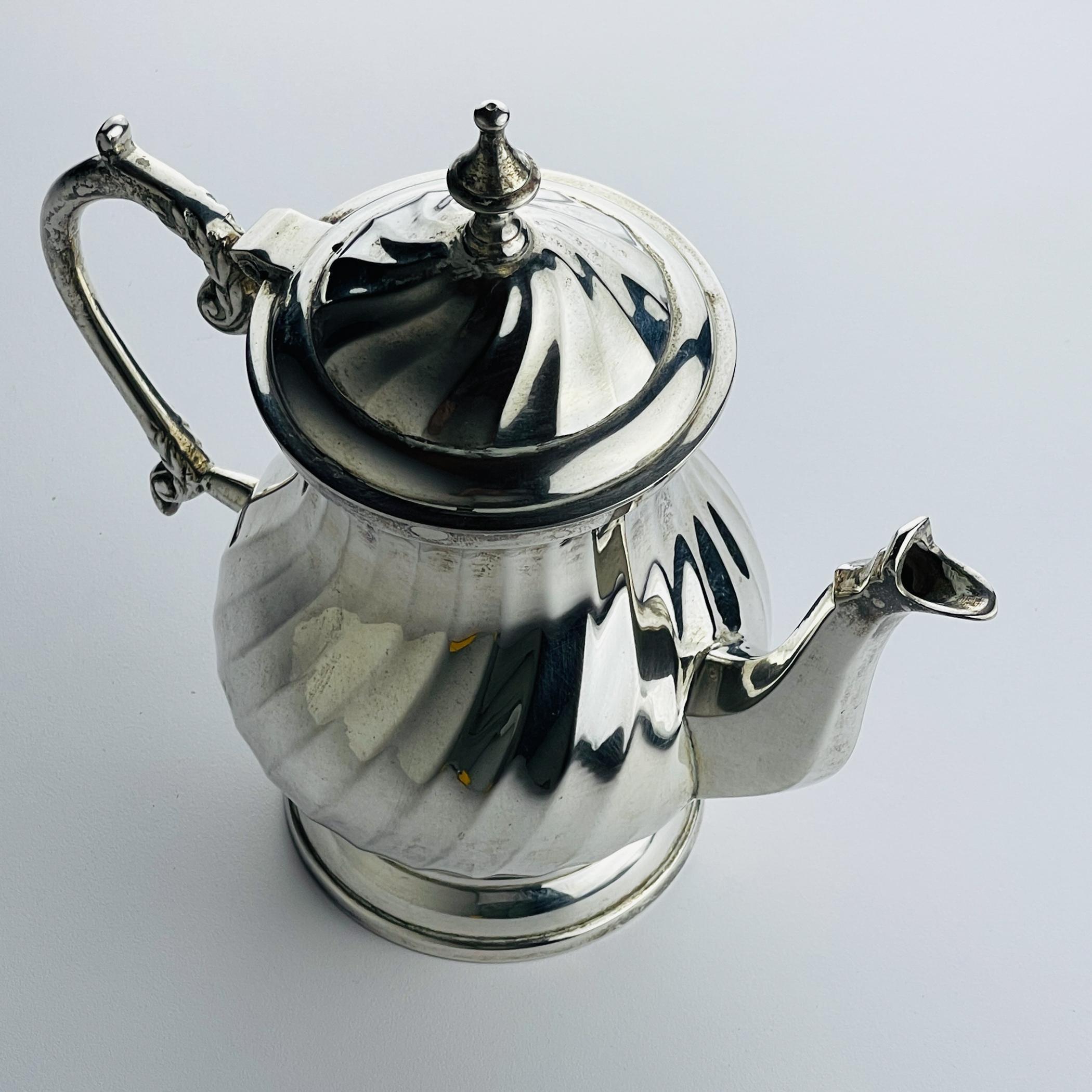 Vintage silver plated teapot by Royal Sheffield, England, 1950s, Vintage home decor
