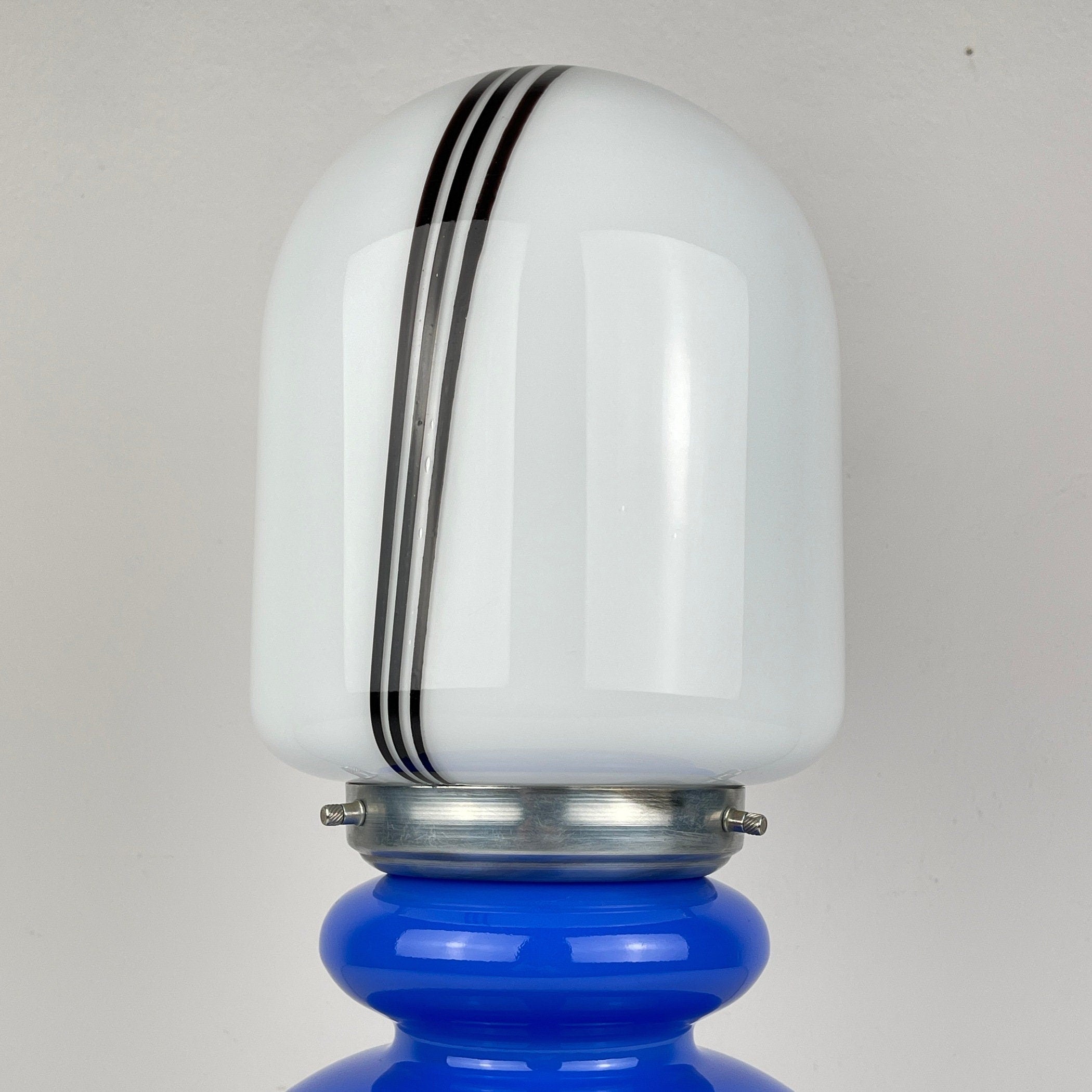 Vintage table lamp Italy 1980s Mid-century italian modern home decor