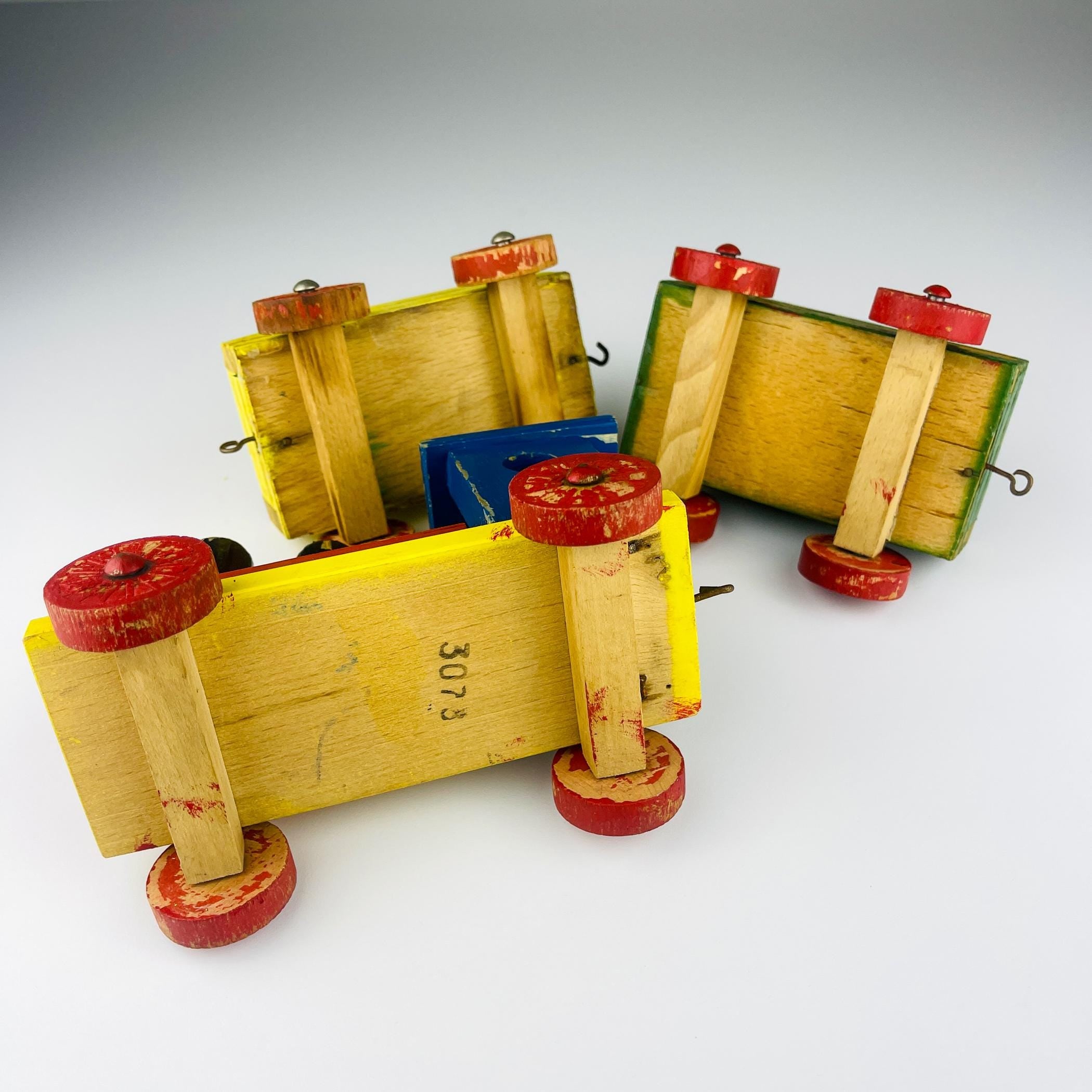 Vintage wooden toy train, Italy, 1950s, Vintage Home Decor