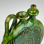 Vintage ceramic bottle by Velimir Dordevic, Serbia, 1970s