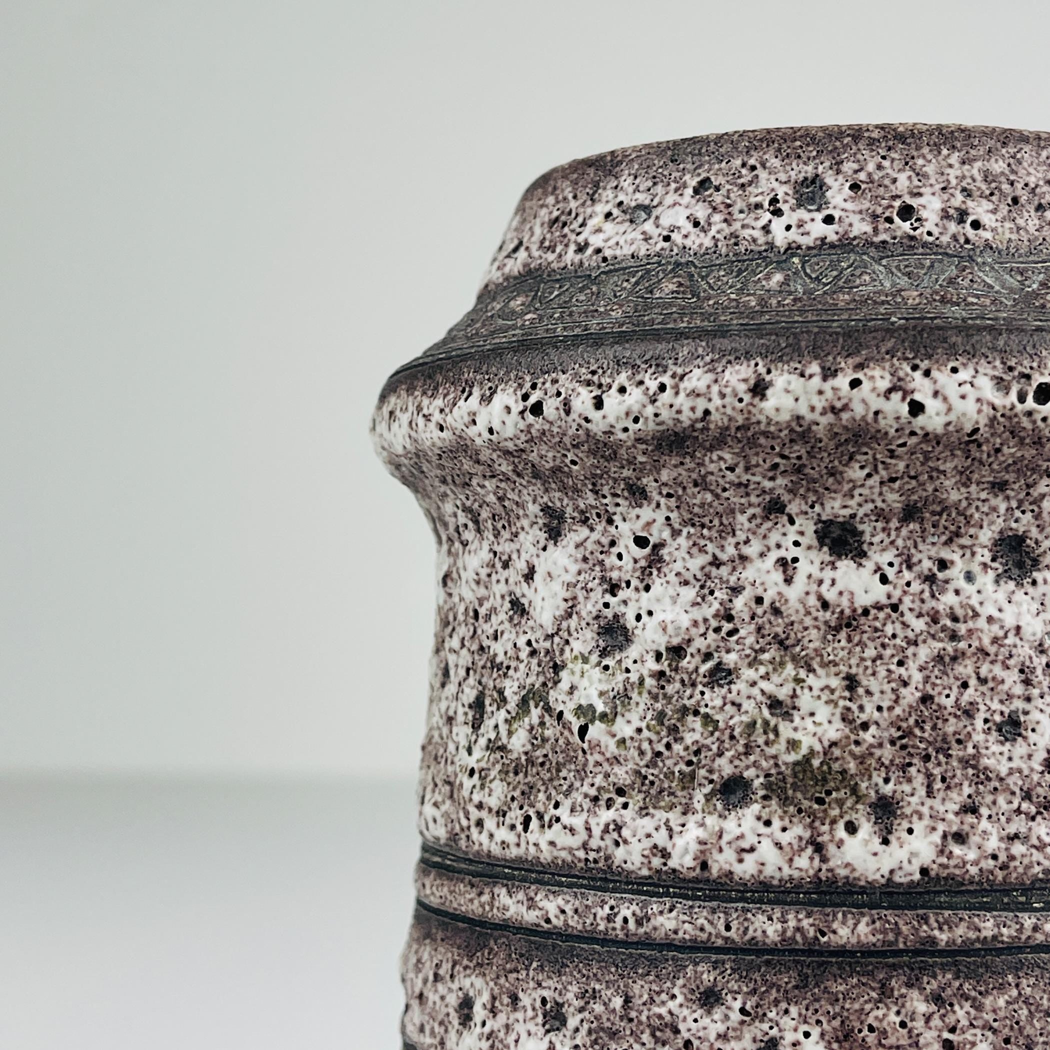 Vintage ceramic vase, Italy 1980s, Mid-century home decor