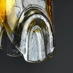 Murano chandelier by Mazzega Italy 1960s Mid-century modern italian lighting 14 murano glass petals