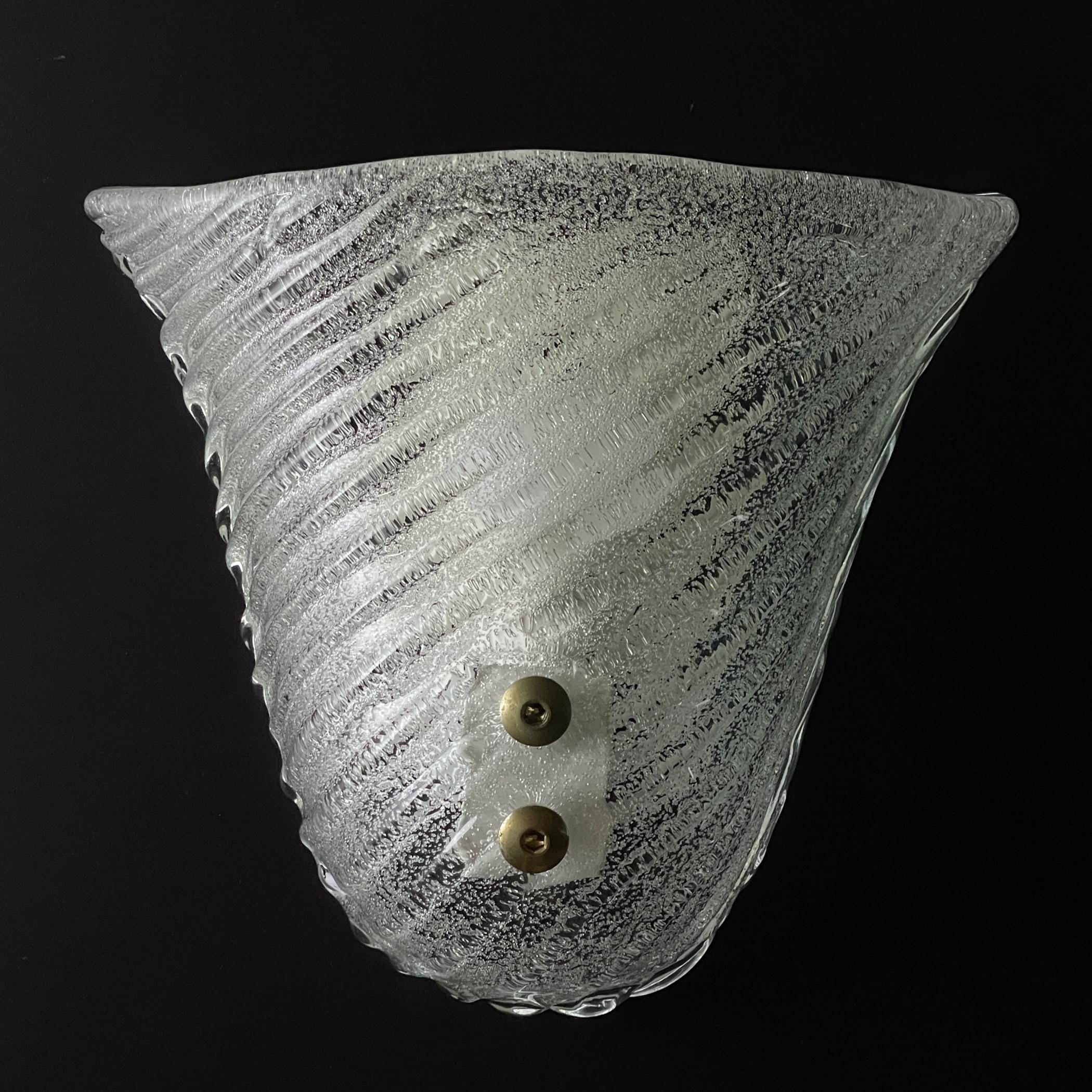 Original murano wall lamp, Italy 1970s, Vintage Home Decor