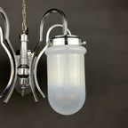 Mid-Century Murano Glass Chandelier - Italian Space Age Lighting