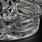 Vintage Bohemian glass candy bowl by Bohemia Crystal, Czechoslovakia, 1970s