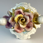 Vintage ceramic candleholder by Bassano, Italy, 1970s