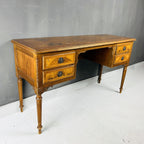 Vintage wood sideboard Italy 1950s  venetian wooden console table